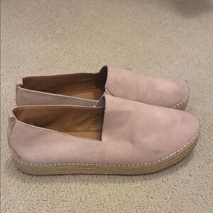 Steve Madden Piston Light Pink Espadrille Suede Flats 👵MT